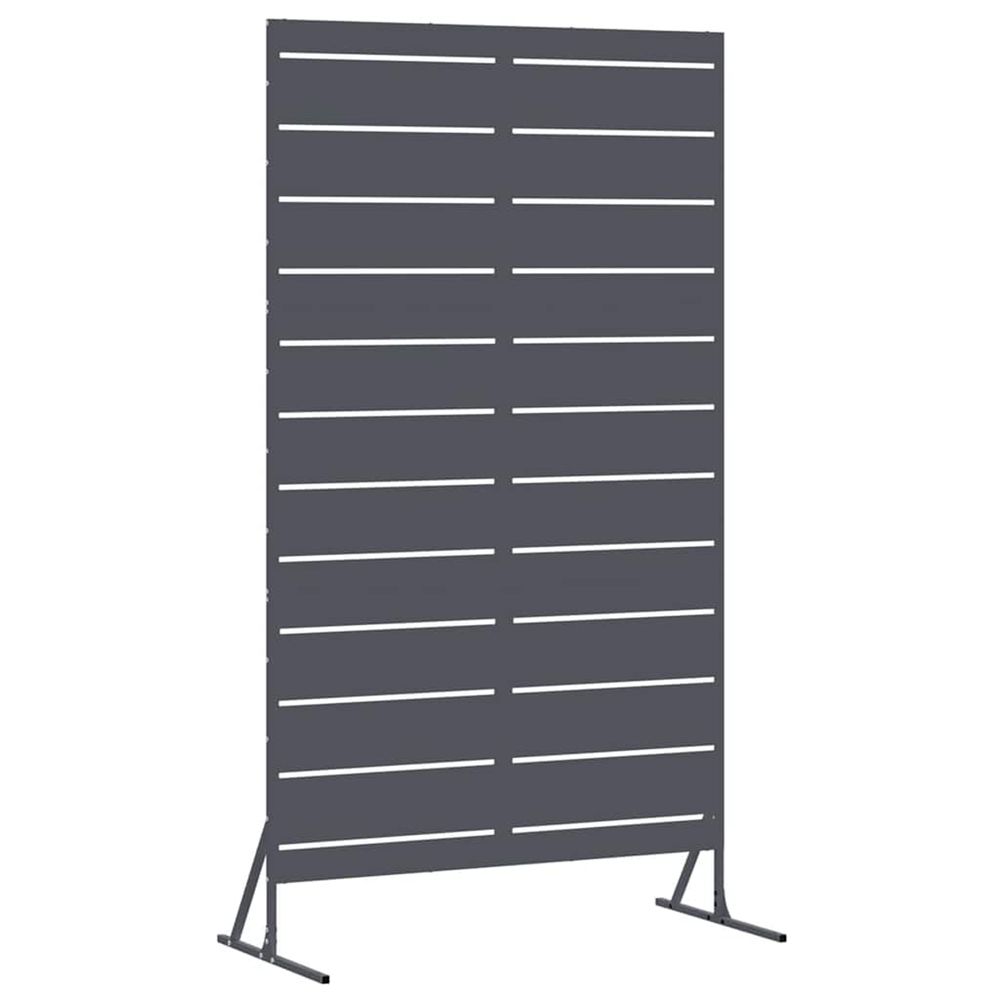 Écran de confidentialité 100 x 50 x 180 cm acier anthracite