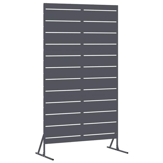 Écran de confidentialité 100 x 50 x 180 cm acier anthracite