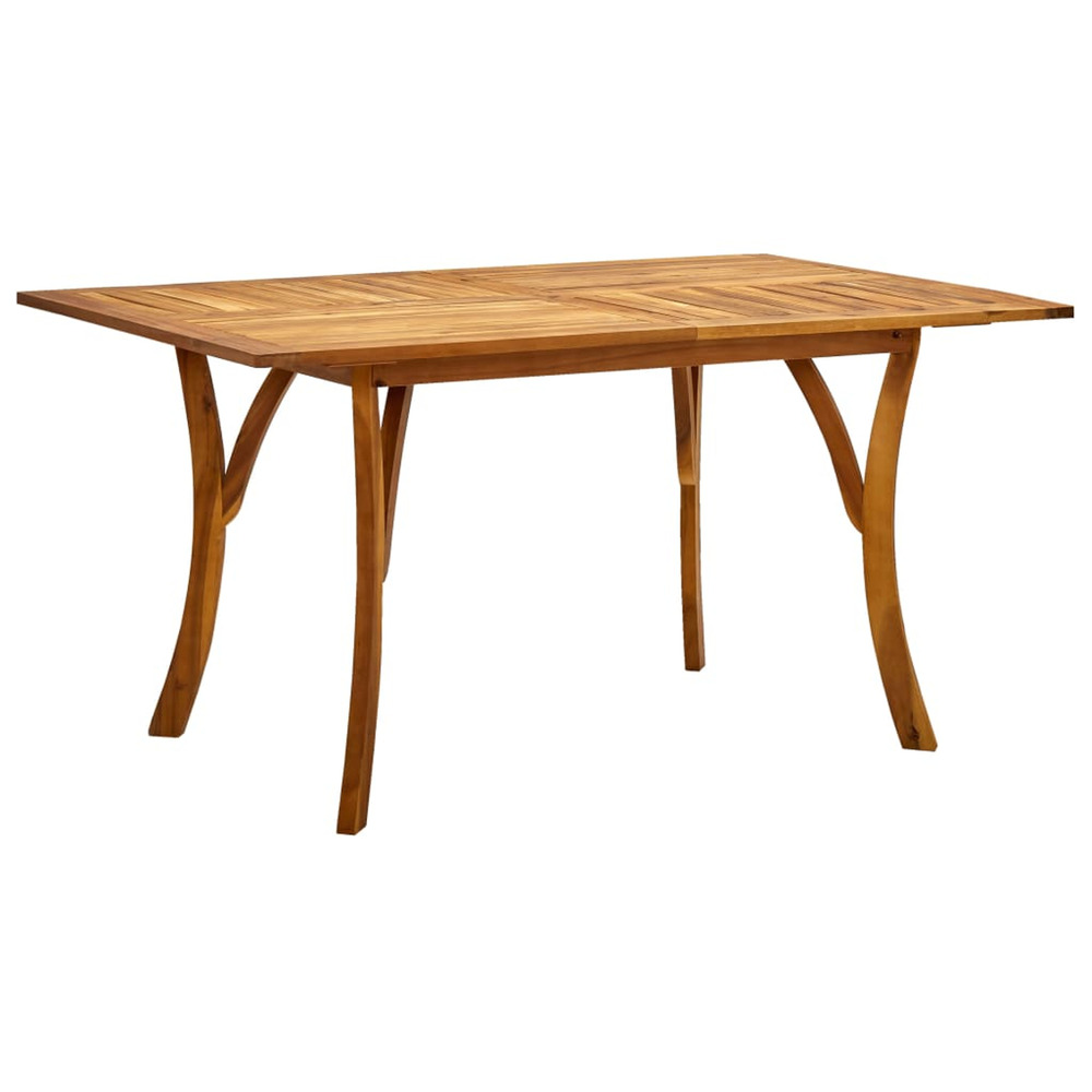 Table de jardin 150x90x75 cm bois d'acacia solide