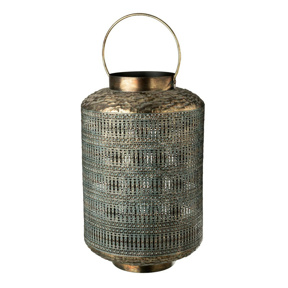 Lanterne cylindrique en métal 