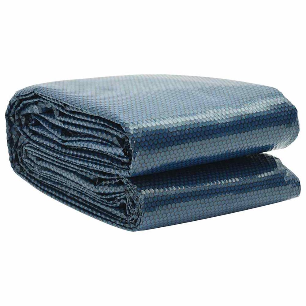 Film solaire de piscine flottant pe 260x160 cm noir et bleu