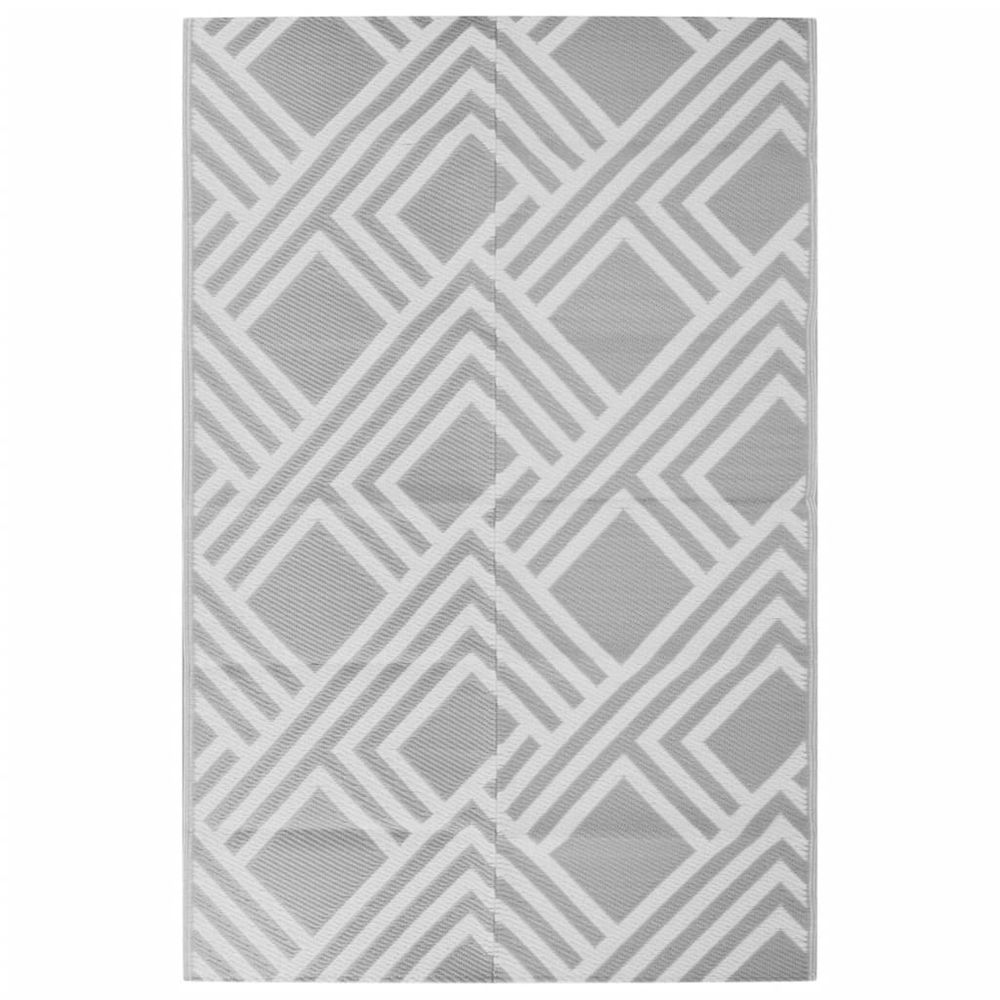 Tapis d'extérieur arakil gris 190x290 cm pp