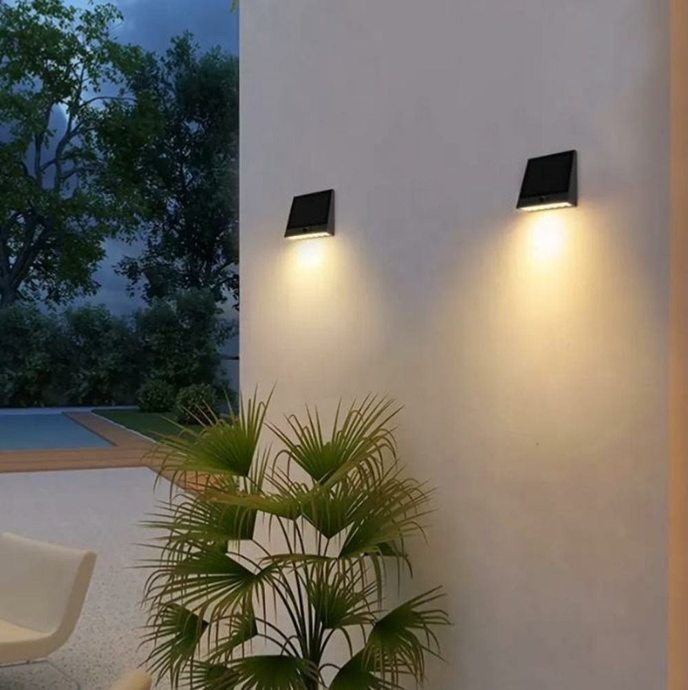 Applique murale solaire cube 1000 lumens