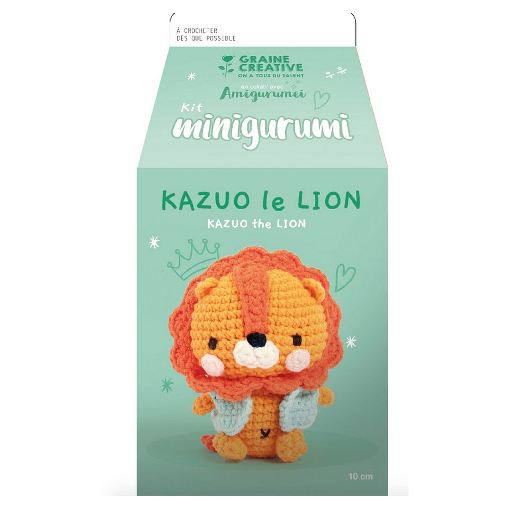 Kit amigurumi kazuo le lion