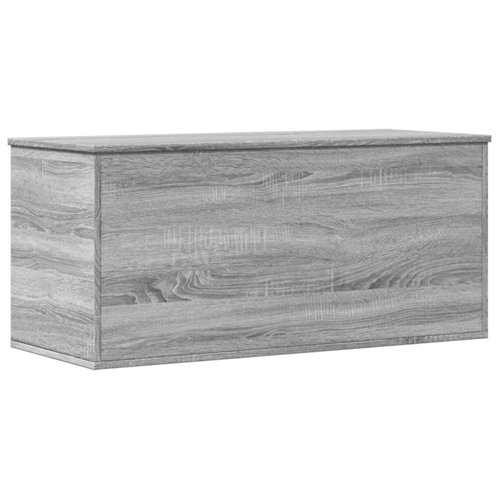 Boîte de rangement sonoma gris 100x42x46 cm bois d'ingénierie