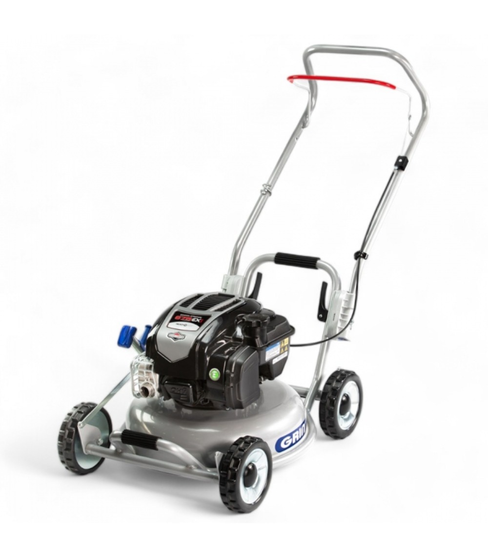 Tondeuse à gazon 46 cm, 800 m², mulching haute performance, briggs stratton - grin hm46