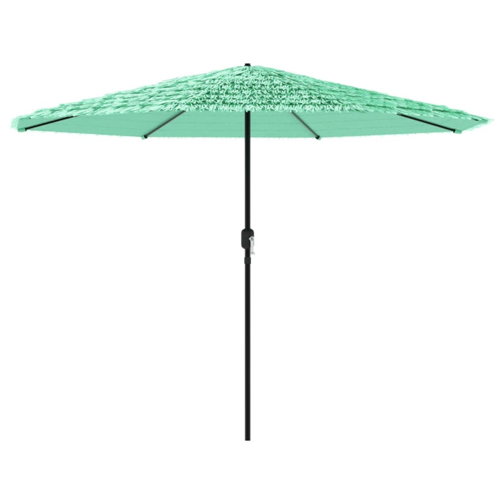 Parasol de jardin avec mât en acier vert 324x324x247 cm