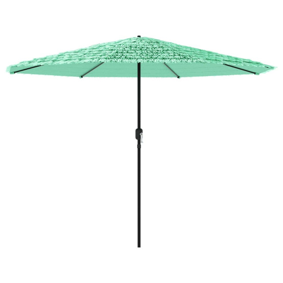 Parasol de jardin avec mât en acier vert 324x324x247 cm