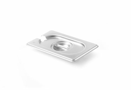 Couvercle gastronorme avec encoche louche kitchen line gn 1/9 176x108 mm - hendi