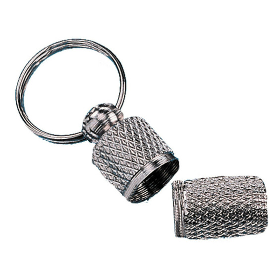 1 tube porte adresse pour collier pour chien et chat - couleur argent