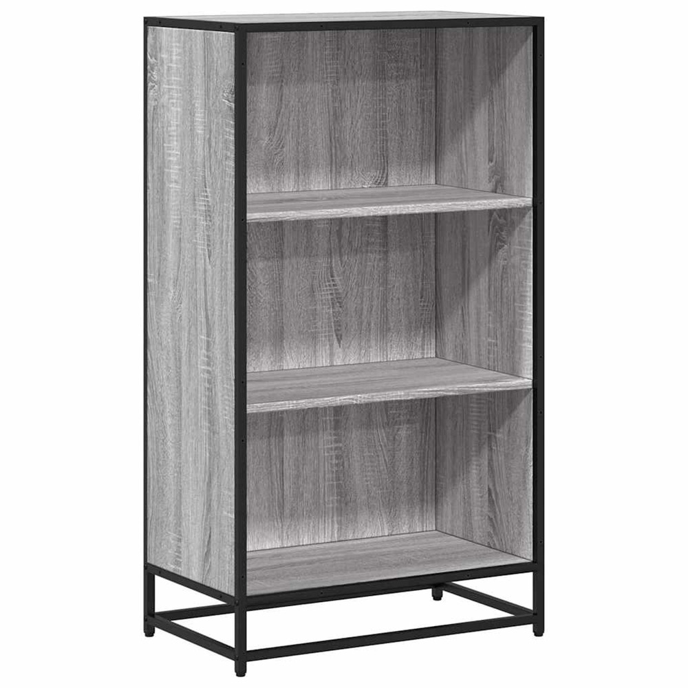 Bibliothèque sonoma gris 60x35x107,5 cm bois d'ingénierie