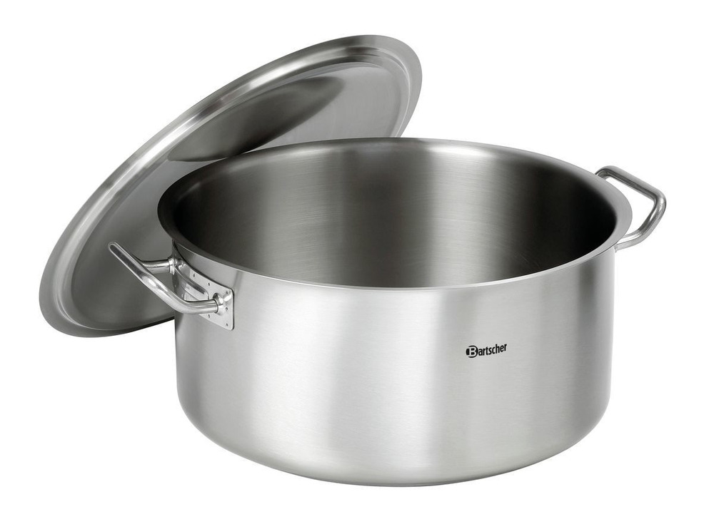 Marmite inox avec couvercle - 25 l - ø 43 cm - bartscher