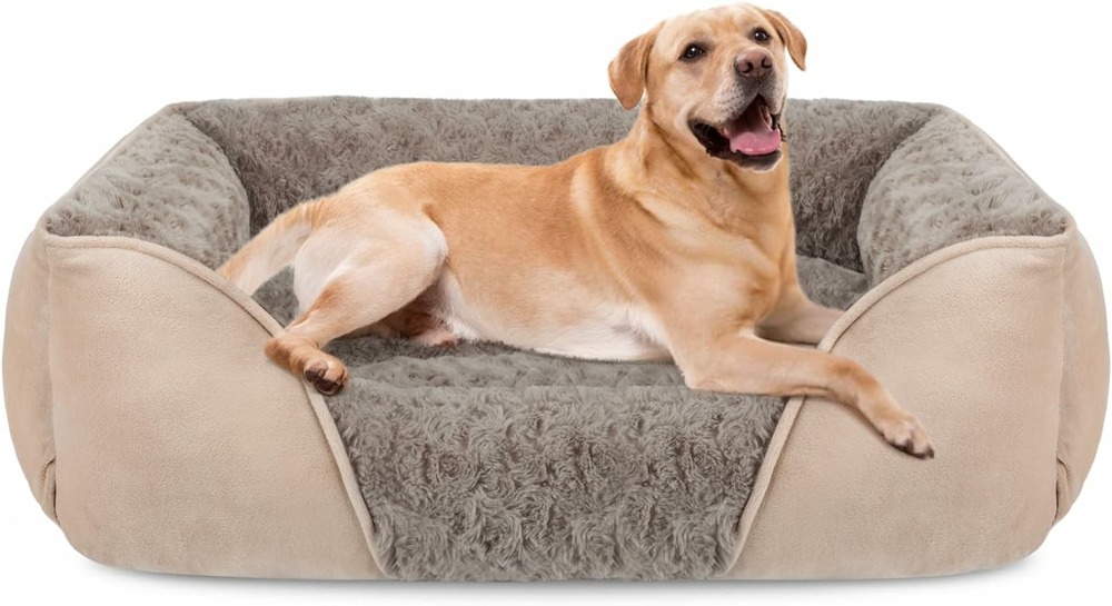 Lit pour chien lavable, antidérapant 76x61x23cm gris