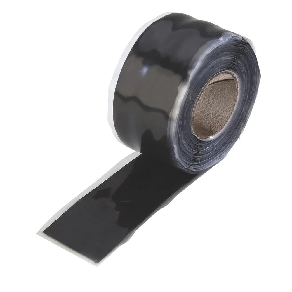 Ruban silicone auto-fusible, noir