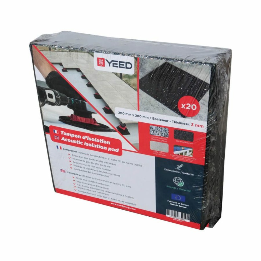 Tampons d'isolation 3 mm yeed -