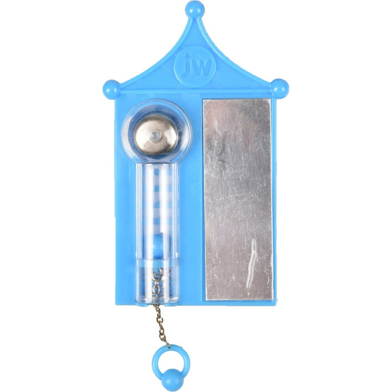 Jeux pour perruche hercules avec un miroir. Pour oiseaux.