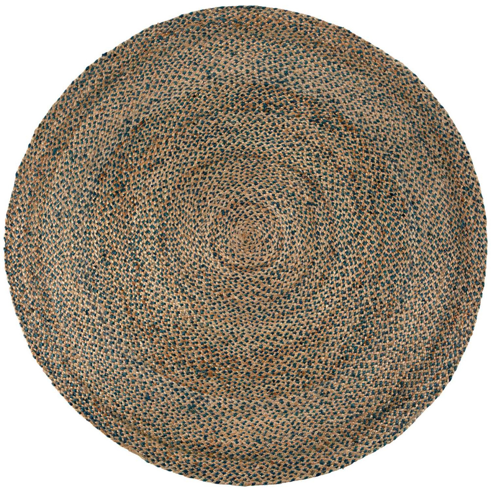 Tapis rond en jute et coton elliot 160 cm riviera