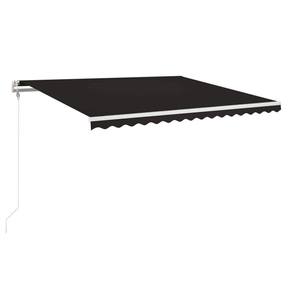 Auvent rétractable automatique 400x350 cm anthracite