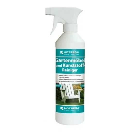Nettoyant mobilier de jardin, nettoyant plastique extérieur, 500 ml, sprühflasche