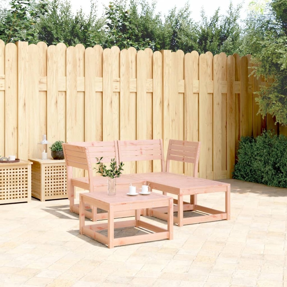 Salon de jardin 3 pcs bois massif de douglas