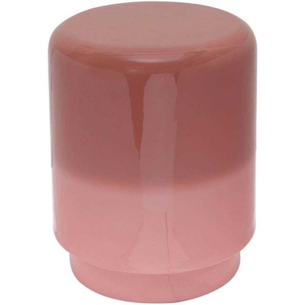 Tabouret en métal bicolore borrar rose