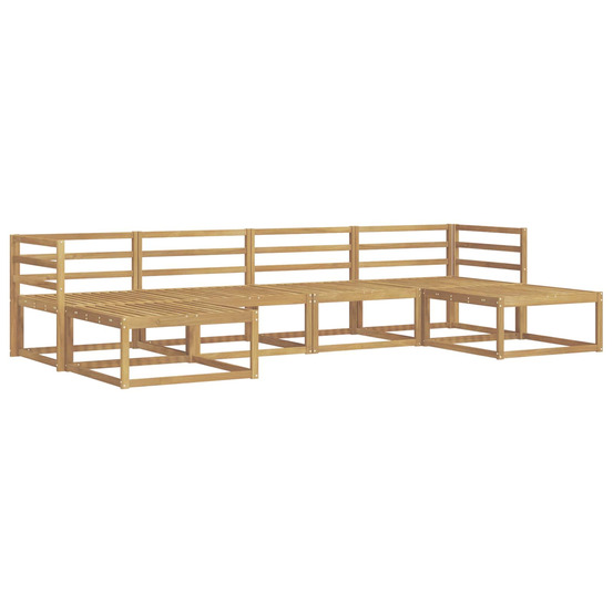 Ensemble de canapés d'extérieur 6 pcs blanc