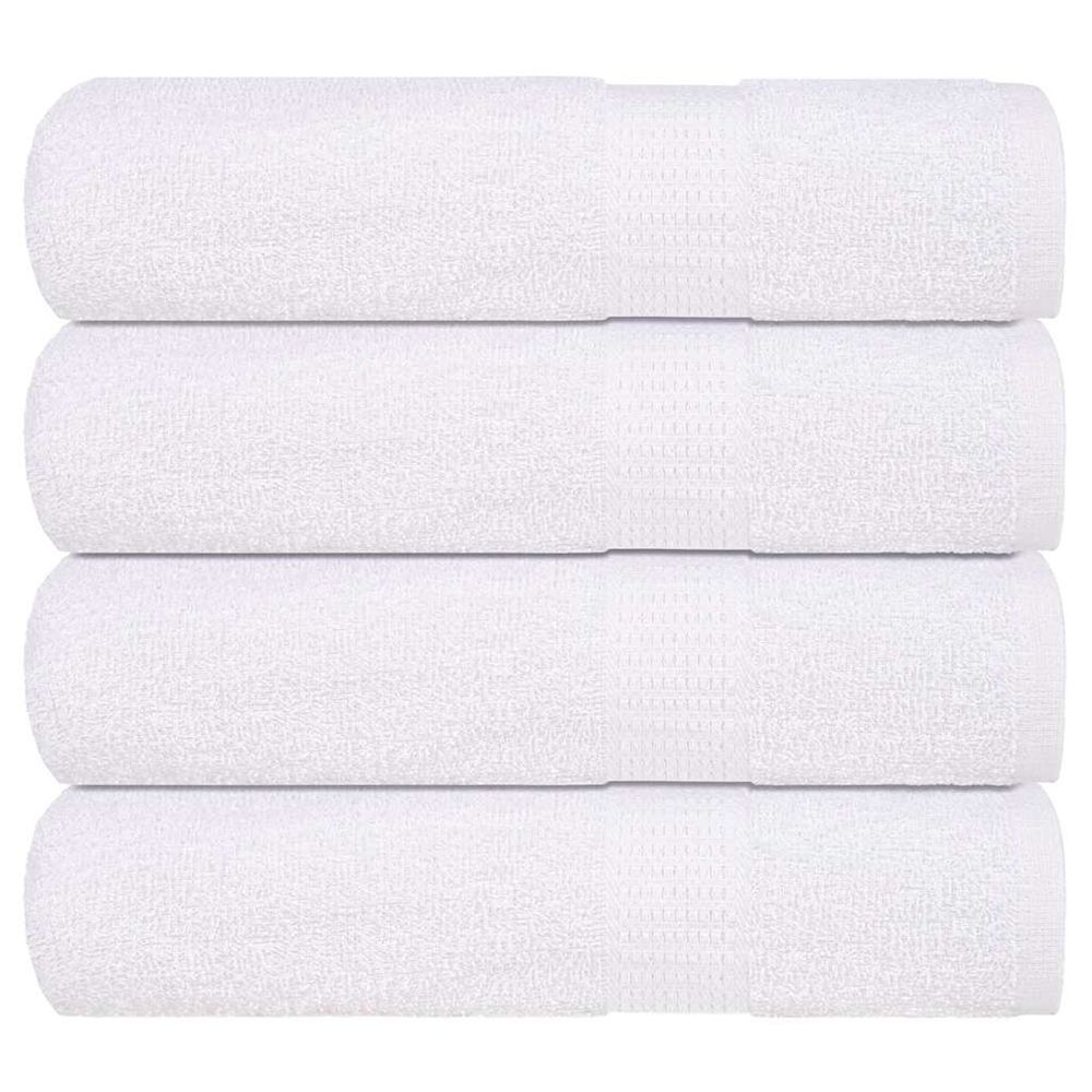 Essuie-mains frogn 4 pcs blanc 50x100 cm 360 g/m²