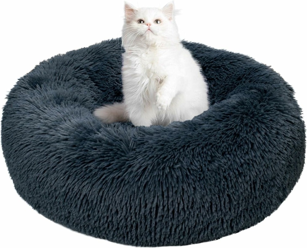Panier rond pour chien chat 50cm noir