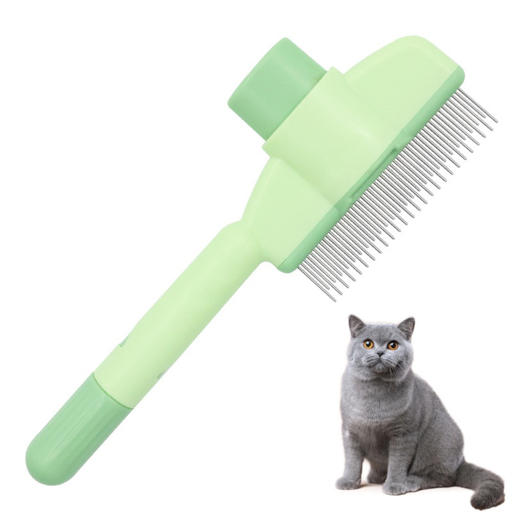 Peigne pour animal de compagnie vert