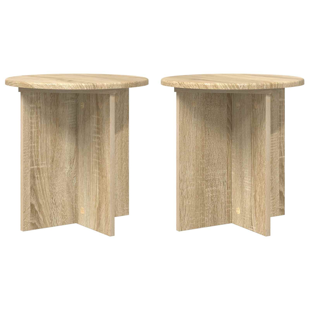Support de plante 2 pcs chêne sonoma 40 x 40 x 40 cm