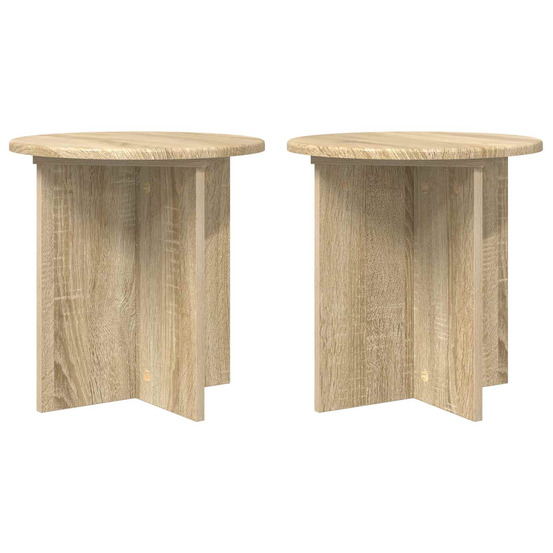 Support de plante 2 pcs chêne sonoma 40 x 40 x 40 cm