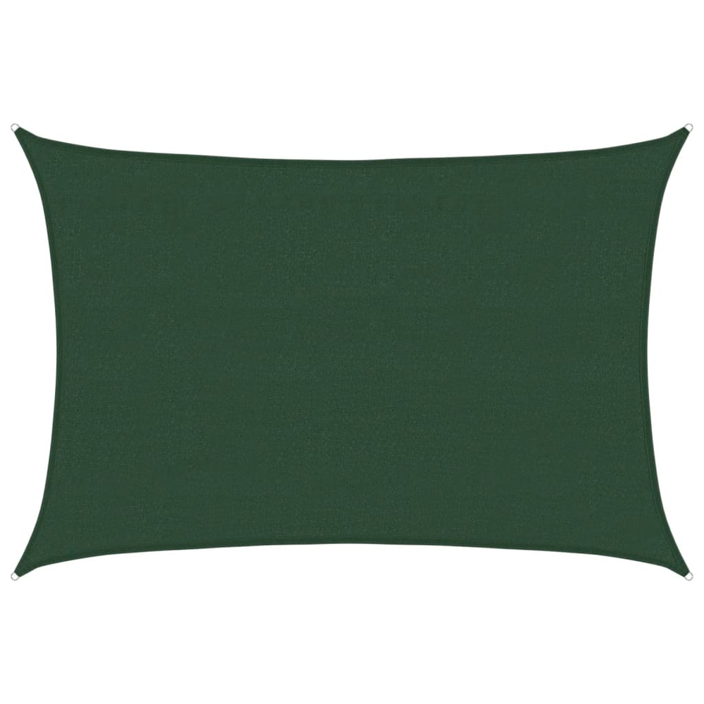 Voile d'ombrage 160 g/m² vert foncé 4x5 m pehd