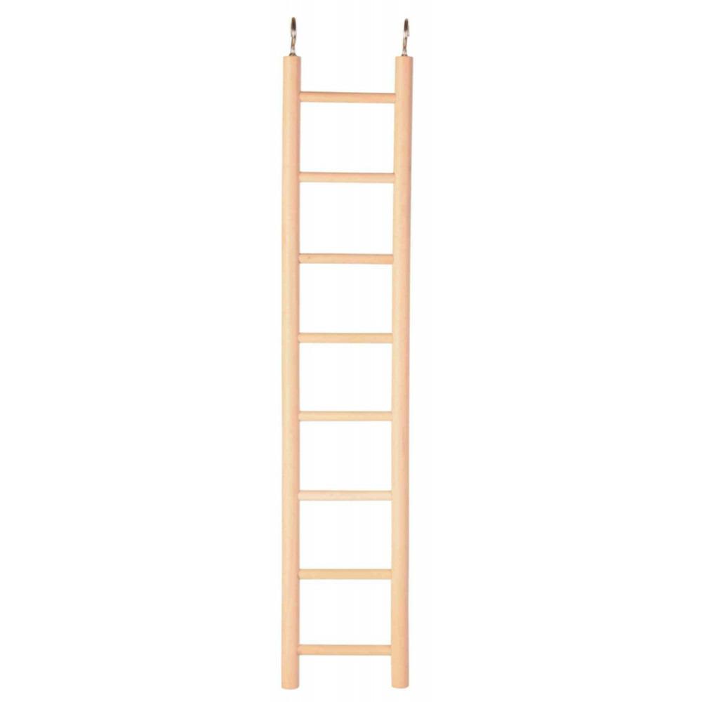Echelle en bois pour cage 36cm 8 barreaux.