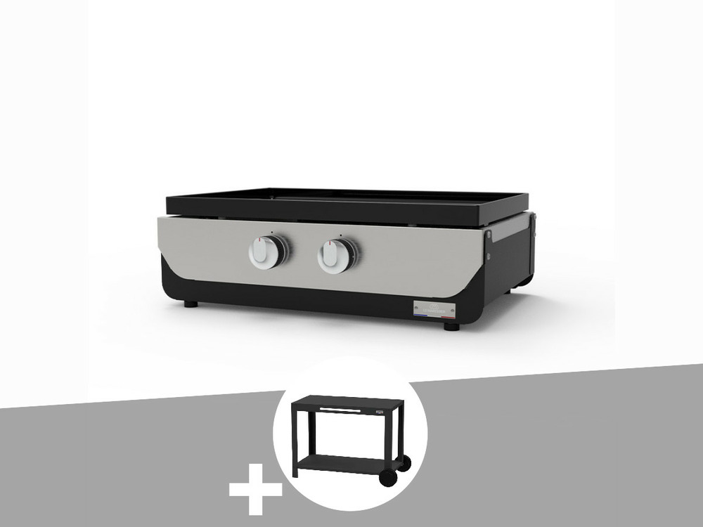 Plancha original gaz 260 duo + desserte