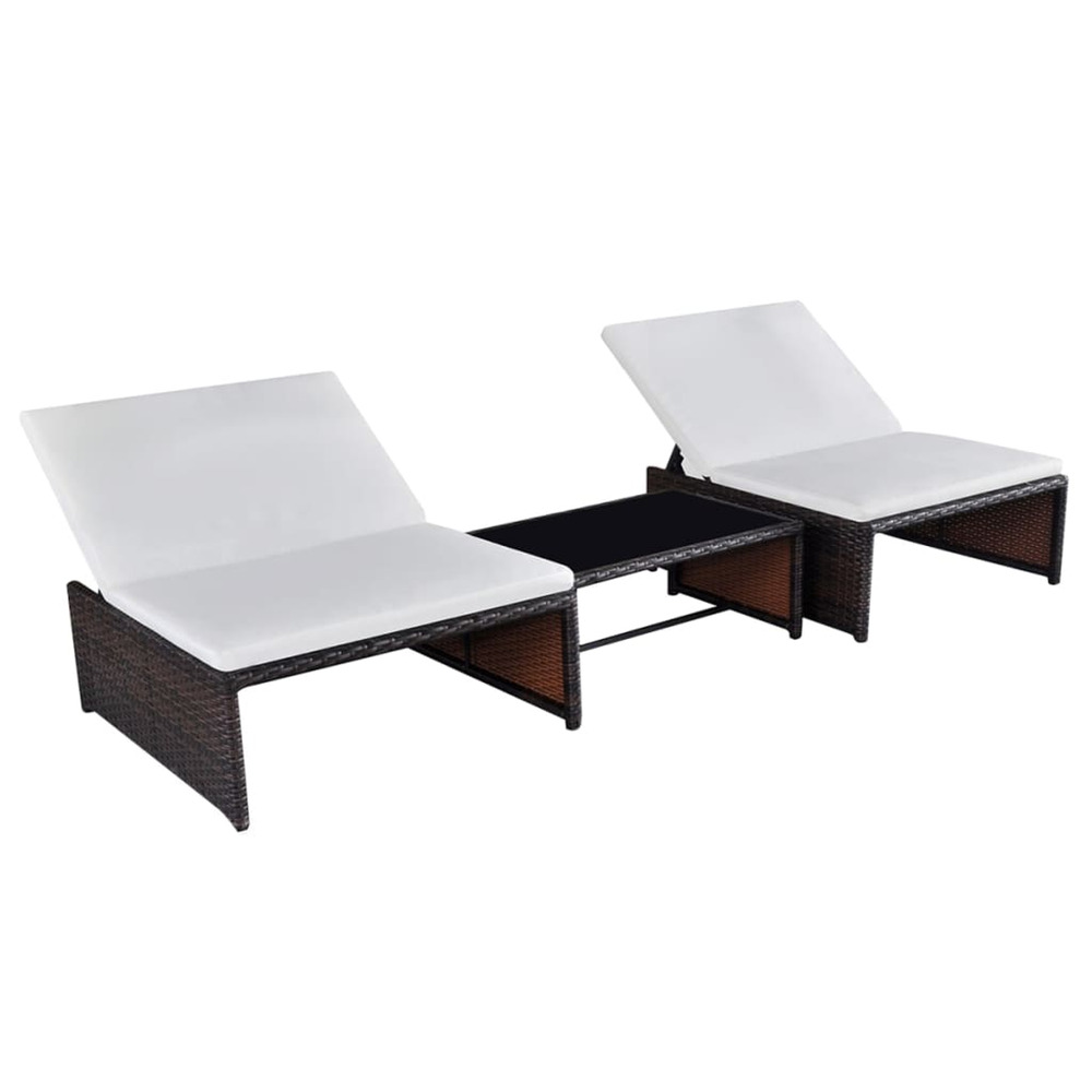 VIDAXL CHAISES LONGUES 2 1-(917130)
