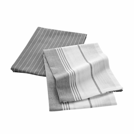 Lot de 2 torchons tisse grand chef