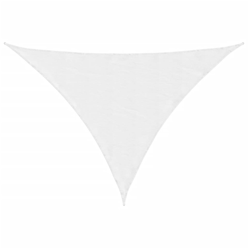 Voile de parasol tissu oxford triangulaire 3x4x5 m blanc