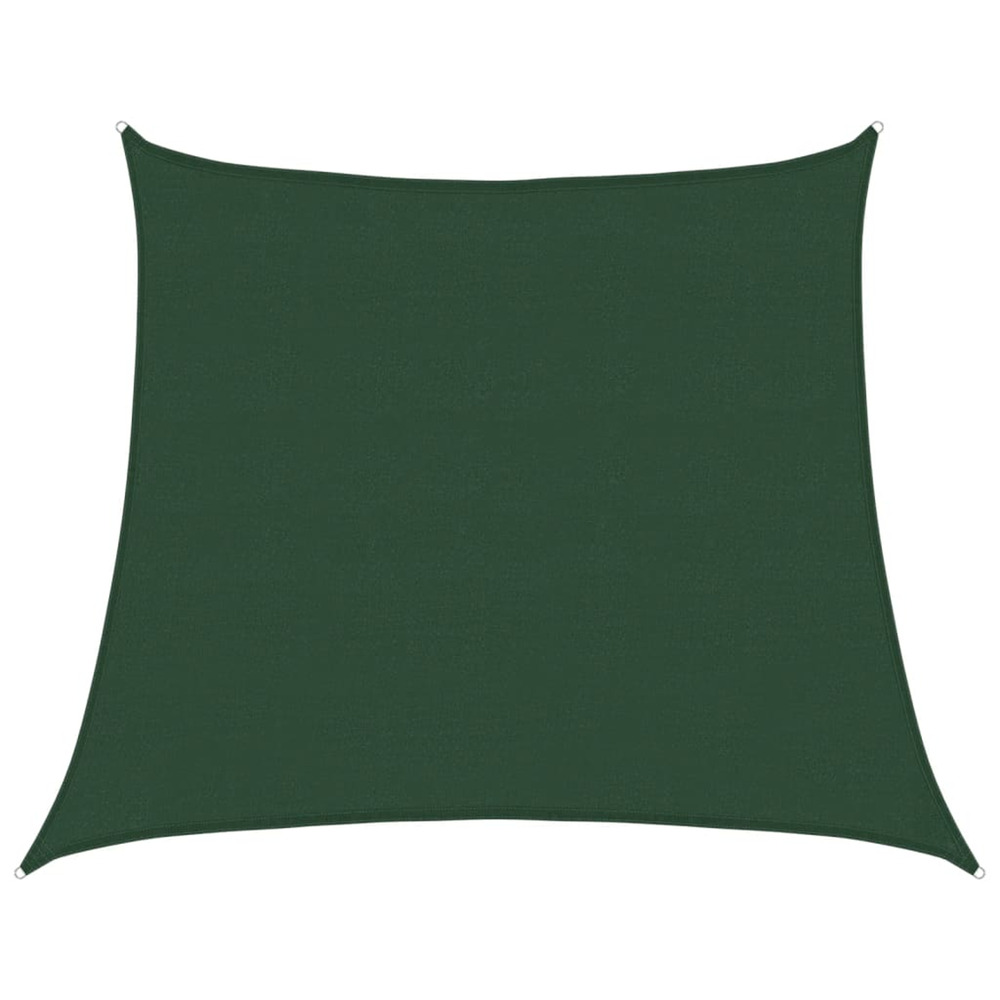 Voile d'ombrage 160 g/m² vert foncé 4/5x4 m pehd