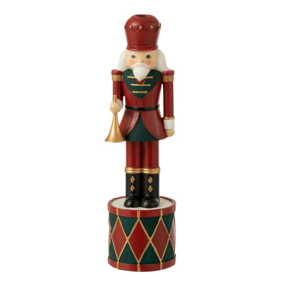 Bougeoir de noël casse-noisette 32cm rouge