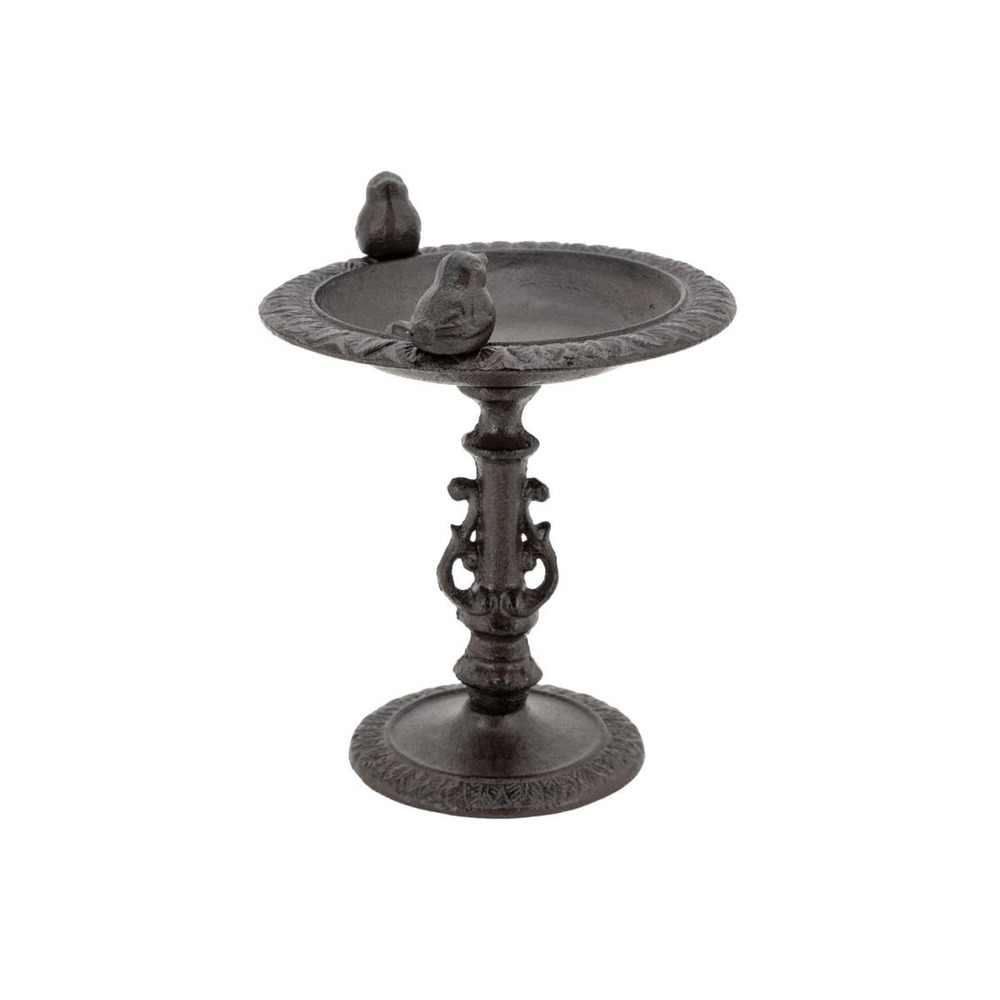 Mangeoire-bain à oiseaux en fonte petit modèle