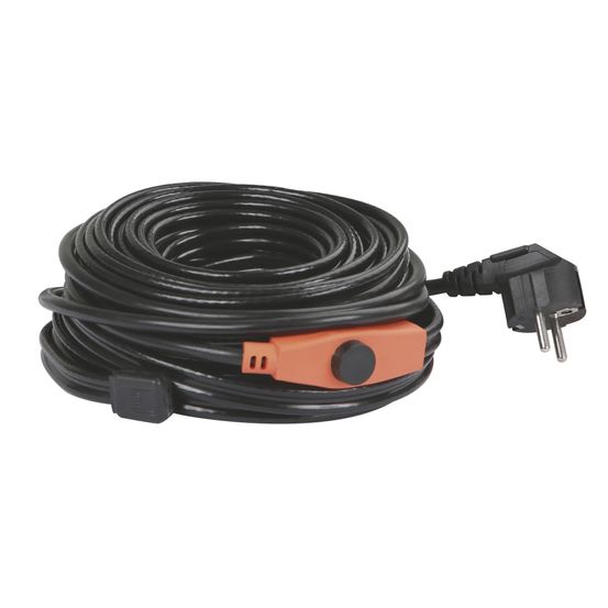 Câble chauffant antigel 8 m, 128 watt
