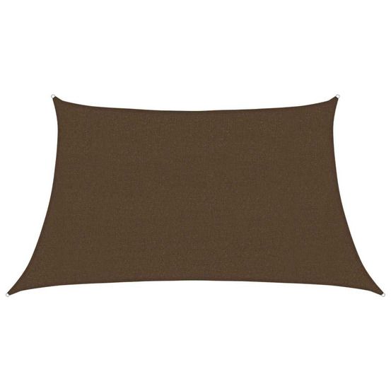Voile d'ombrage 160 g/m² marron 3/4x2 m pehd
