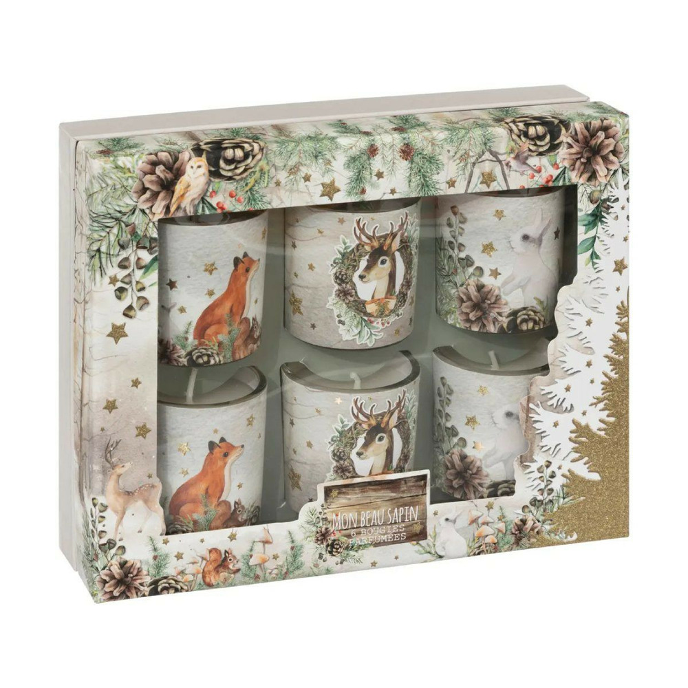 Coffret 6 bougies parfumées 