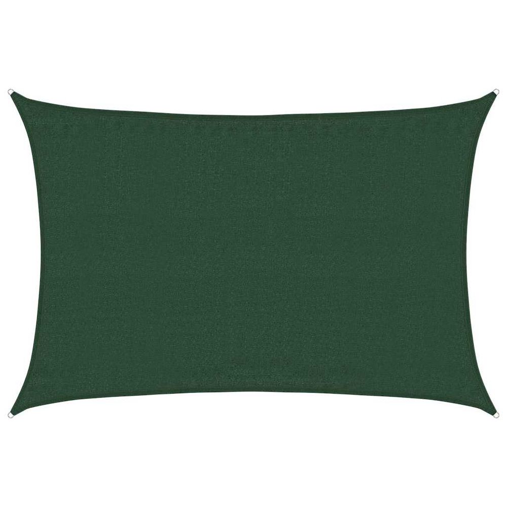 Voile d'ombrage 160 g/m² vert foncé 3,5x4,5 m pehd