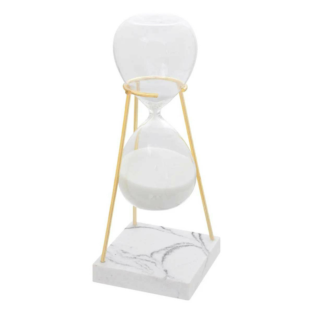 Sablier déco effet marbre 