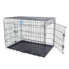 Cage pour chien pliable et transportable noir taille xxl 122 x 76 x 81 cm