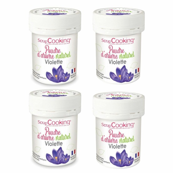 Arôme alimentaire naturel en poudre 60 g - violette