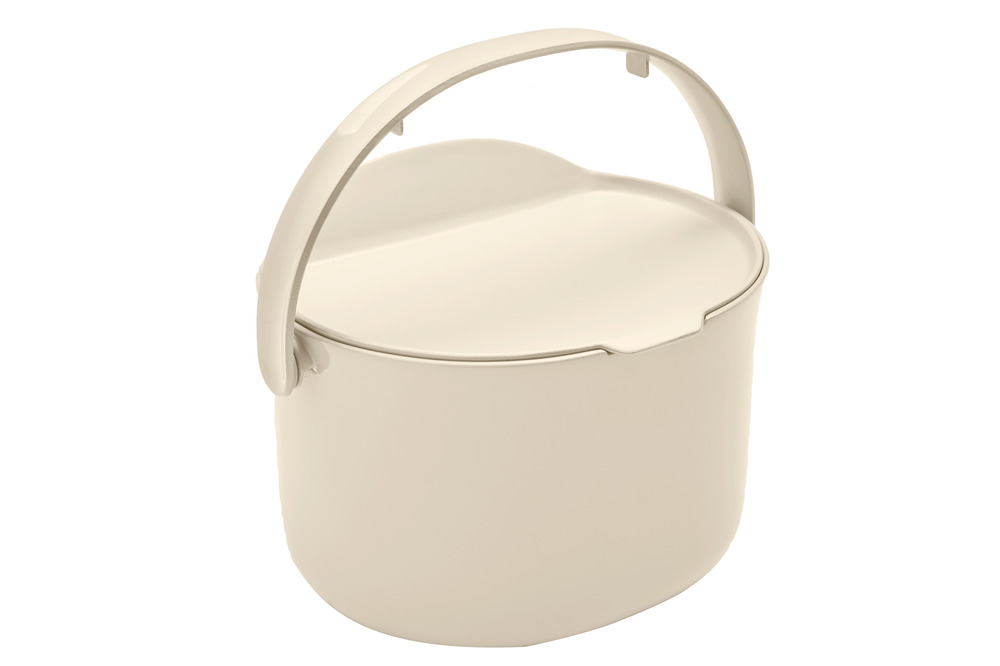 Bac à composte bokashi, daily, 3,3l, crème