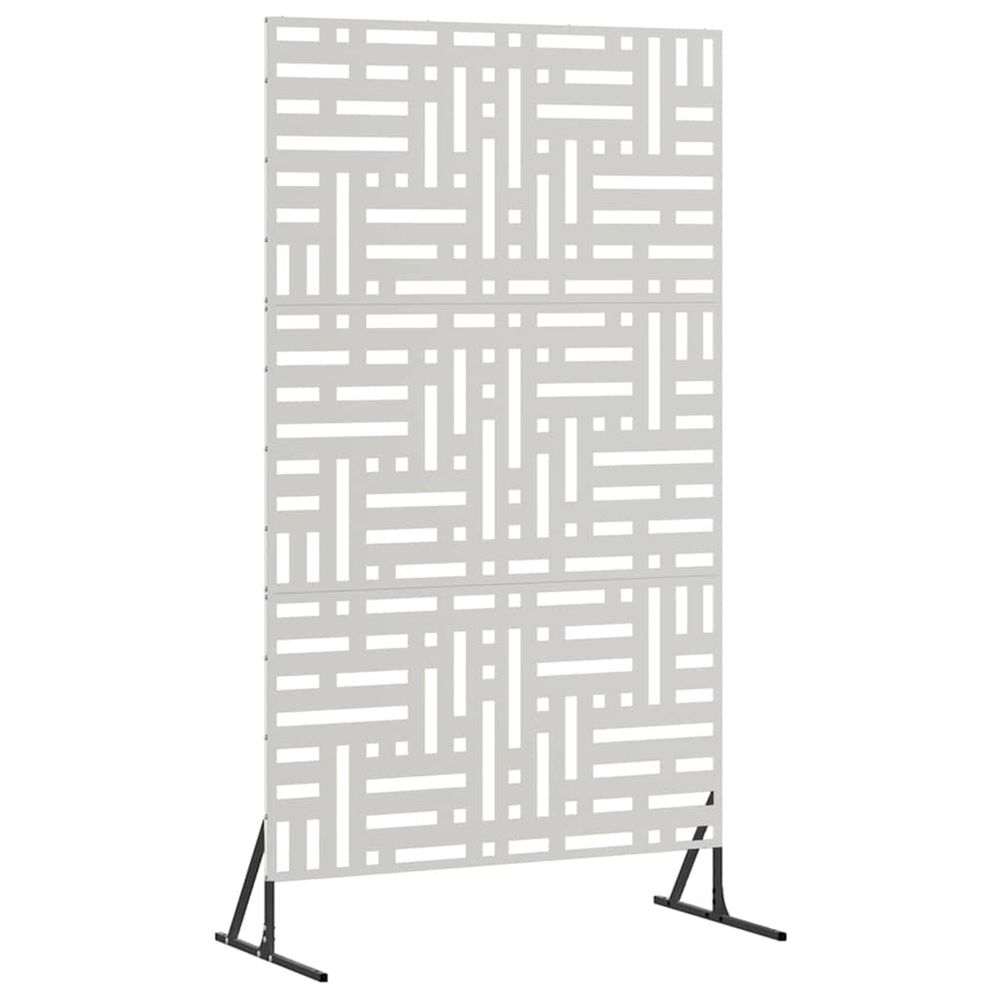 Écran de confidentialité 100 x 50 x 180 cm acier inoxydable