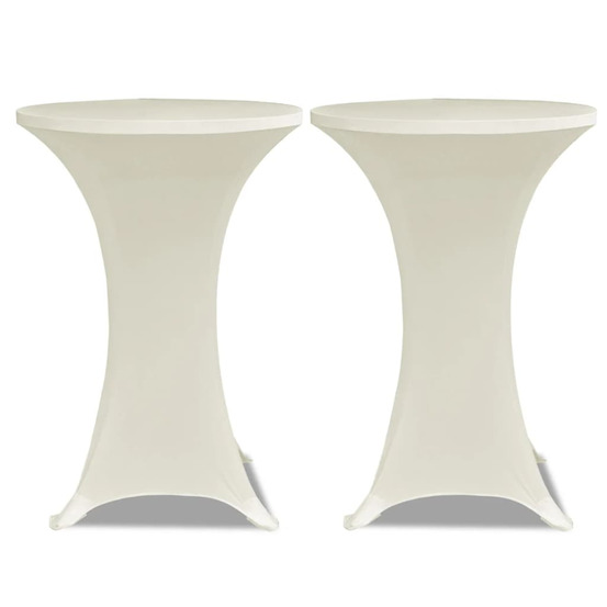 HOUSSE DE TABLE 80CM CREME EX-(868913)